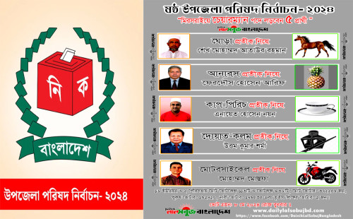 মিরসরাইয়ে প্রতীক বরাদ্দ পেয়ে ৫ চেয়ারম্যান প্রার্থী প্রতিদ্বন্ধিতার মাঠে 