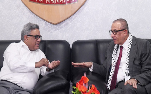 ফিলিস্তিনের ২০ শিক্ষার্থীকে ঢাবিতে ভর্তি করা হবে: উপাচার্য 