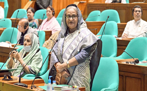 আজকের দিনটি আমার জন্য অনন্য: সংসদে প্রধানমন্ত্রী 