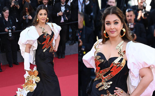 ভাঙা হাত নিয়েই কান মাতালেন ঐশ্বরিয়া 