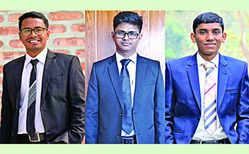 একই সঙ্গে তিন বন্ধুর যুক্তরাষ্ট্রে স্কলারশিপ 