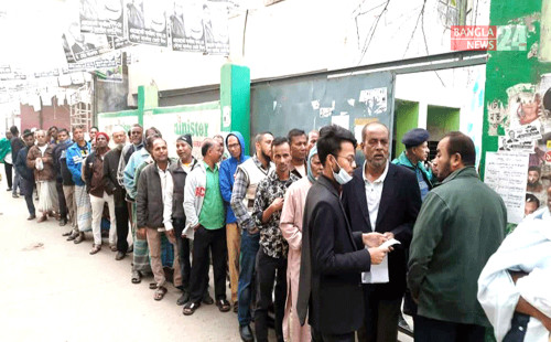 ৮৭ উপজেলা পরিষদ নির্বাচনের ভোটগ্রহণ চলছে 