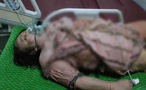 পল্টনের ভবনে আগুনে আটকে পড়া নারীকে উদ্ধার 