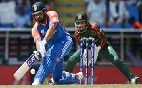 বাংলাদেশের বিপক্ষে ভারতের সংগ্রহ ৫ উইকেটে ১৯৬ রান