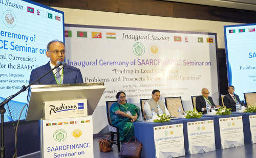 সার্কভুক্ত দেশে স্থানীয় মুদ্রায় বাণিজ্য করলে অর্থনীতি শক্তিশালী হবে : বাংলাদেশ ব্যাংক গভর্নর 