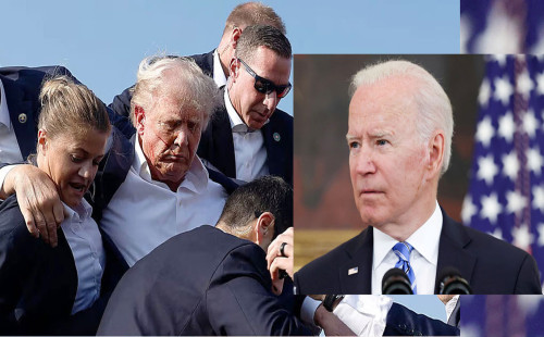 আহত ট্রাম্পকে বাইডেনের ফোন 