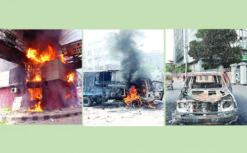 নীলনকশা করে ধ্বংসযজ্ঞ 