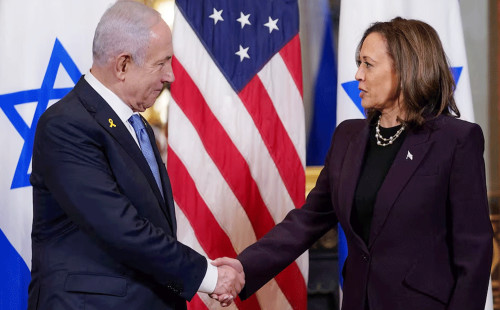 নেতানিয়াহুকে গাজায় দুর্ভোগ কমাতে চাপ দিয়েছেন হ্যারিস