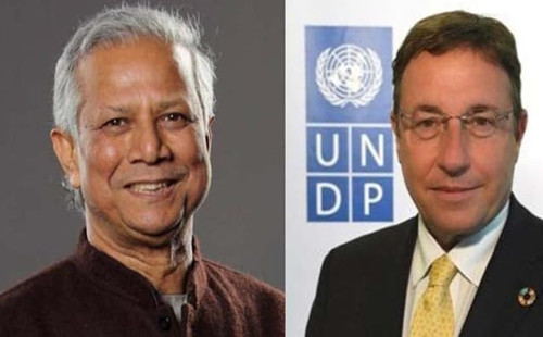 প্রধান উপদেষ্টা ড. ইউনূসকে অভিনন্দন জানিয়েছেন ইউএনডিপির প্রশাসক আচিম স্টেইনার 