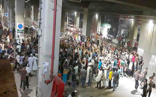 সচিবালয়ের সামনে শিক্ষার্থী-আনসার সংঘর্ষে আহত অন্তত ৪০ 