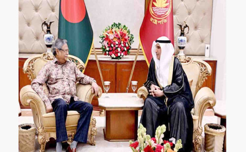 বাংলাদেশ থেকে আরো জনশক্তি নিতে কুয়েতের প্রতি আহ্বান রাষ্ট্রপতির 