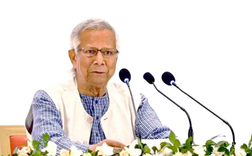 নির্বাচন আয়োজনে সময় নষ্ট করবে না সরকার : ড. ইউনূস 