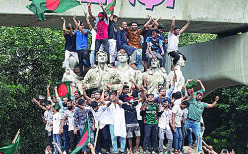 স্বৈরাচার পতনের এক মাস 