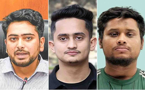 ‘মব জাস্টিস’ নিয়ে অবস্থান তুলে ধরলেন সমন্বয়ক নাহিদ, সারজিস ও হাসনাত 