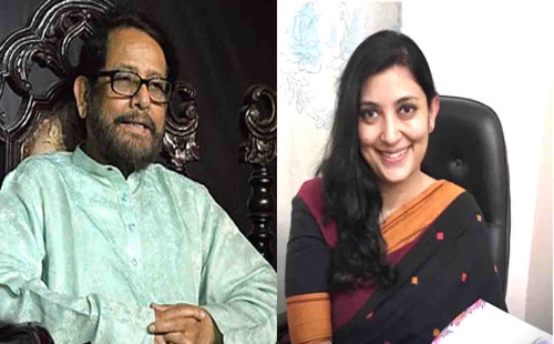 ছাত্রদের পক্ষে থেকে এবার শ্বশুর নূরের পাশে পুত্রবধূ শেহরিন 