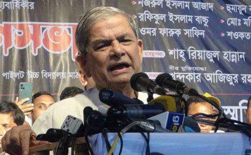 যত দ্রুত নির্বাচন, ততই দেশের কল্যাণ: মির্জা ফখরুল