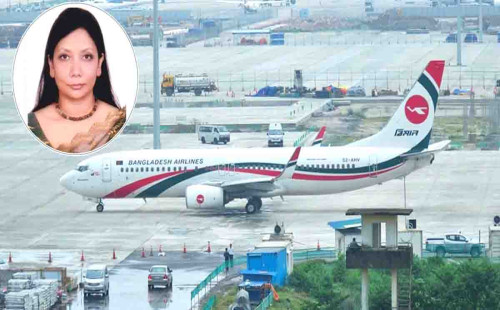 বিমানের প্রথম নারী পরিচালক ক্যাপ্টেন তাসমিন দোজার 